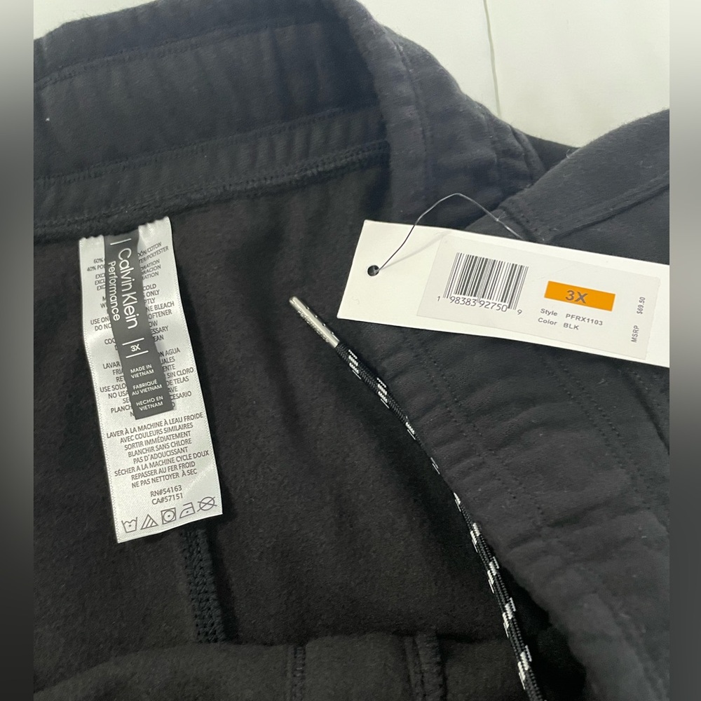 Calvin Klein Plus Size Sweatpants - Picture 2 of 5